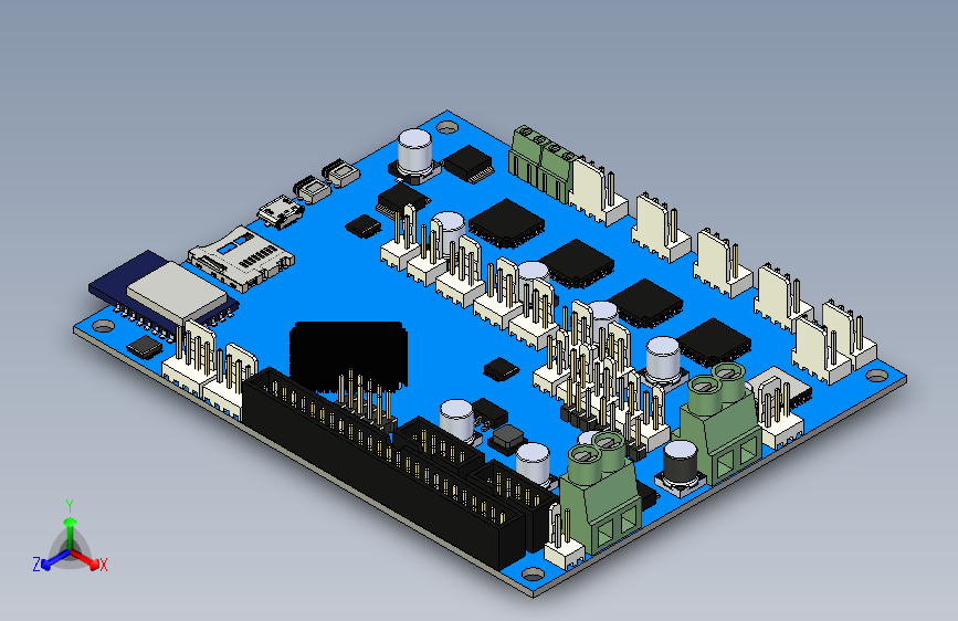 N008336-二重奏2+WiFi+-3D打印机控制器板