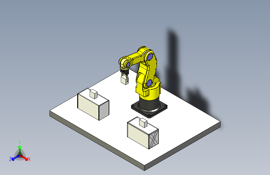 N008574-机器人手臂+SolidWorks+伴侣