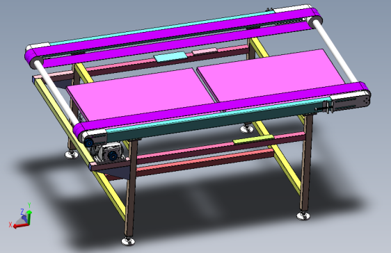 皮带输送线3D+bom