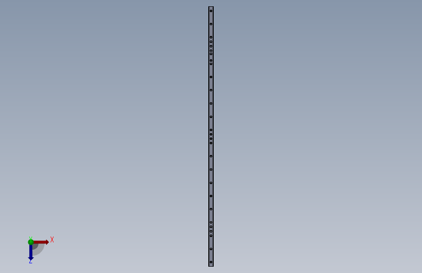 导轨滑轨rail_SVR28_160 俯视图