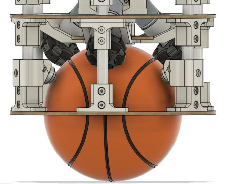 Ballbot单球轮平衡移动机器人3D图纸 STEP格式