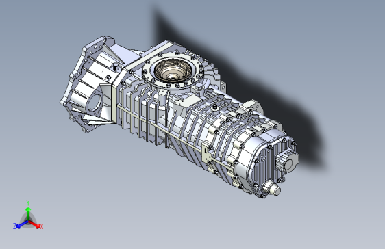 Mendeola HD4变速箱3D模型