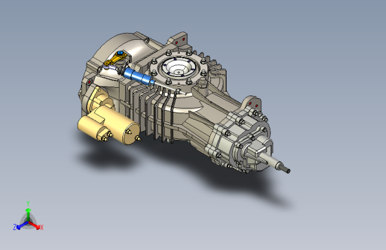 Mendeola-6档变速箱3D模型