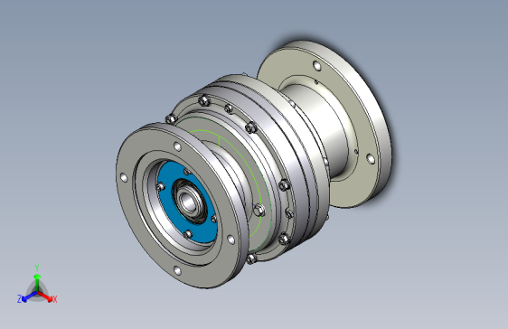 行星齿轮减速器3D模型