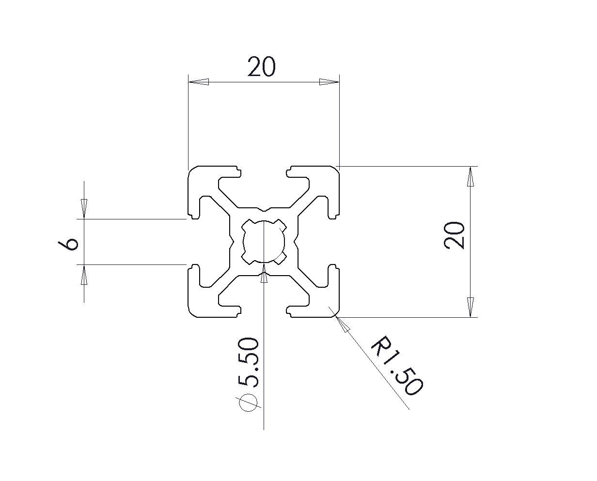 20x20 br铝型材14