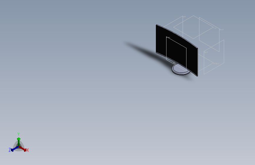 27曲面监视器11 主视图