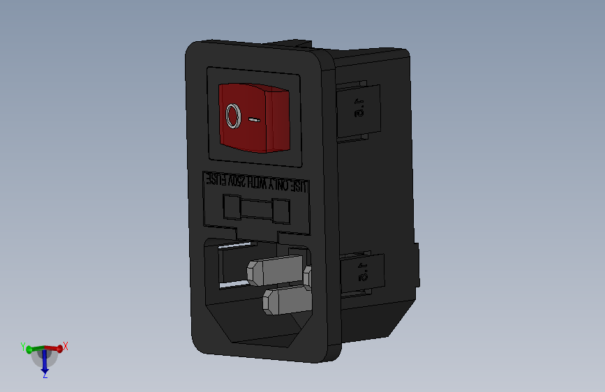 220v 110v 15a短路保护安全电源开关插座模块带保险丝开关15