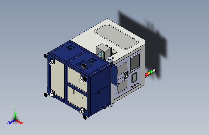 一款激光打标机3D模型