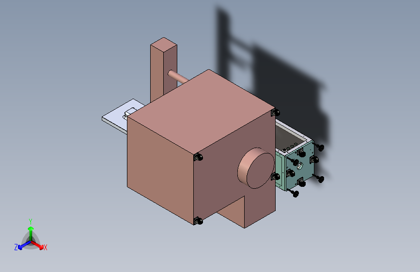 一款自动打标机设备