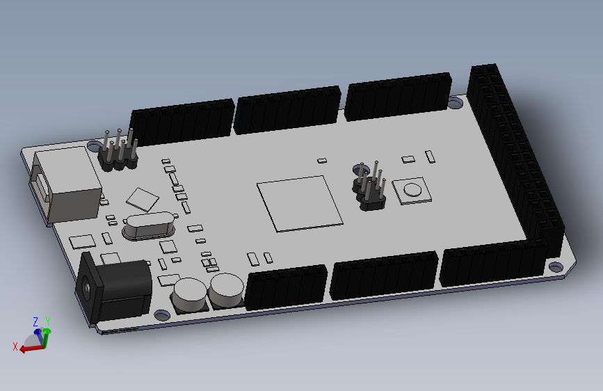 arduino mega 2560 31 主视图