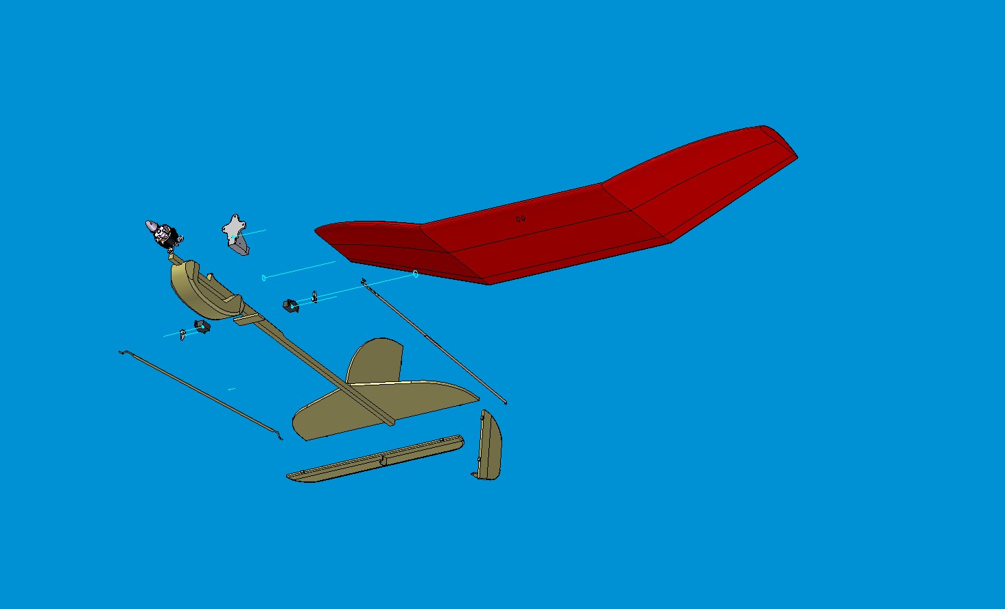 G021541-帕克·斯特普模型飞机