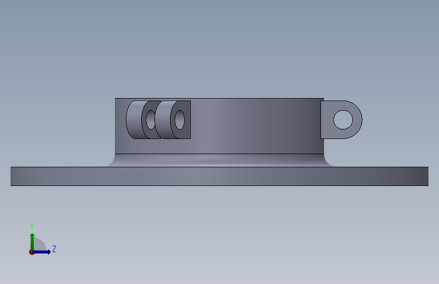 N009849-Solidworks 练习 #6 左侧视图