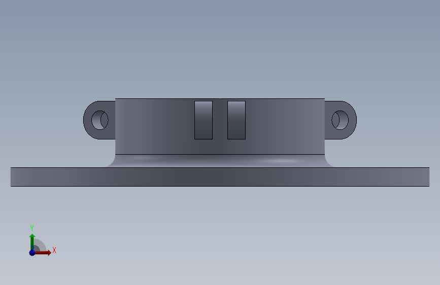 N009849-Solidworks 练习 #6 正面视图