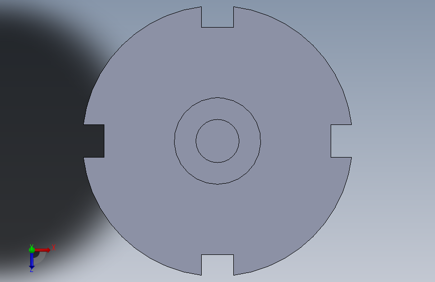 N009854-Solidworks 练习 #5 俯视图
