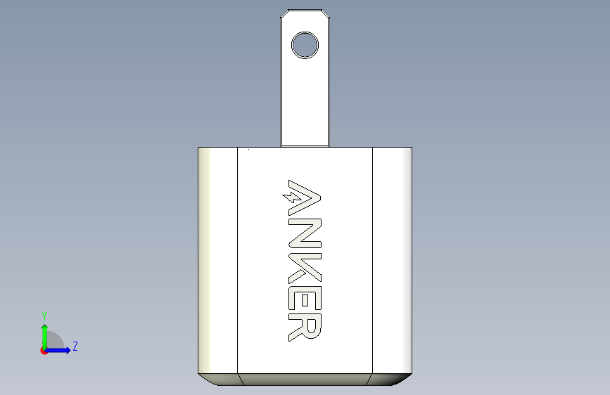 N009884-安克 PowerPort III Nano 左侧视图
