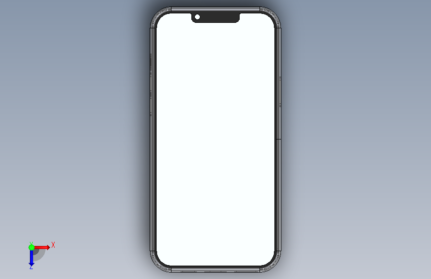 iphone 13 pro max及其外壳11 俯视图