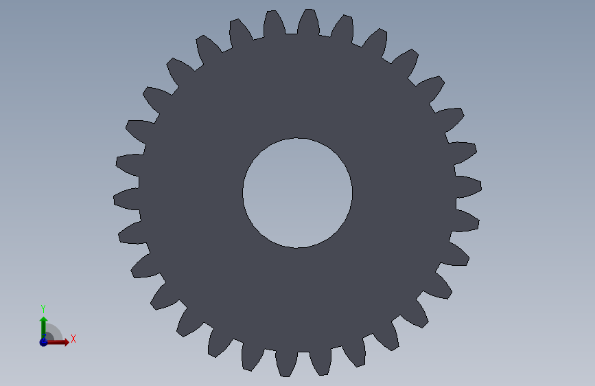 isoen-solidworks齿轮设计表solidworks 11 正面视图