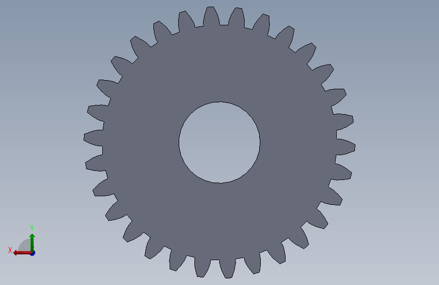 isoen-solidworks齿轮设计表solidworks 11 背面视图