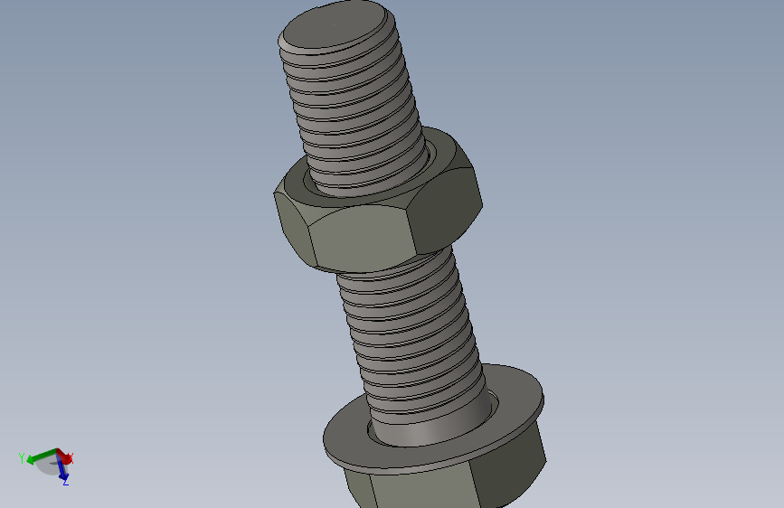 m16螺栓和螺母3d打印12