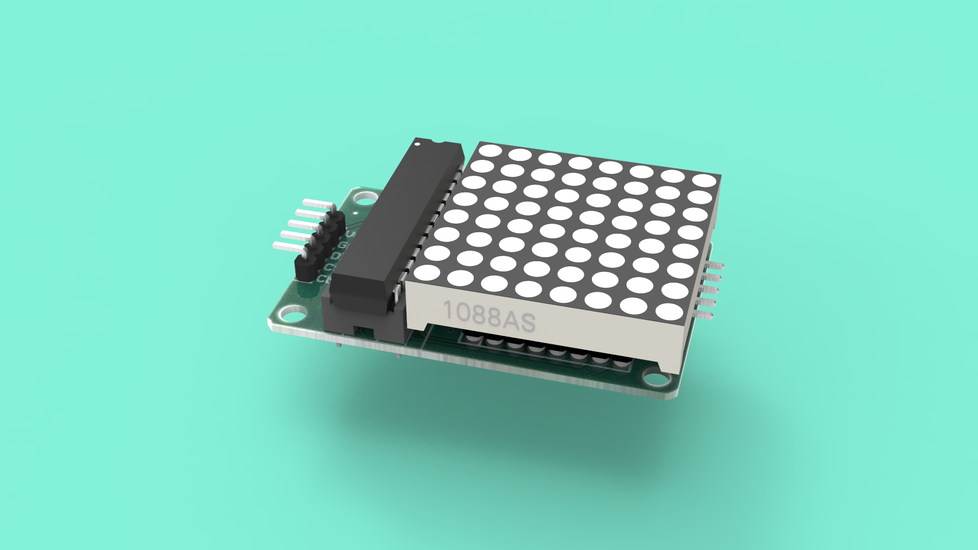 max7219 8x8 led点阵显示模块11