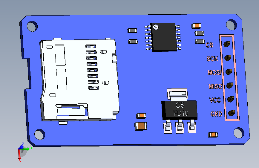 micro-sd读卡器模块13