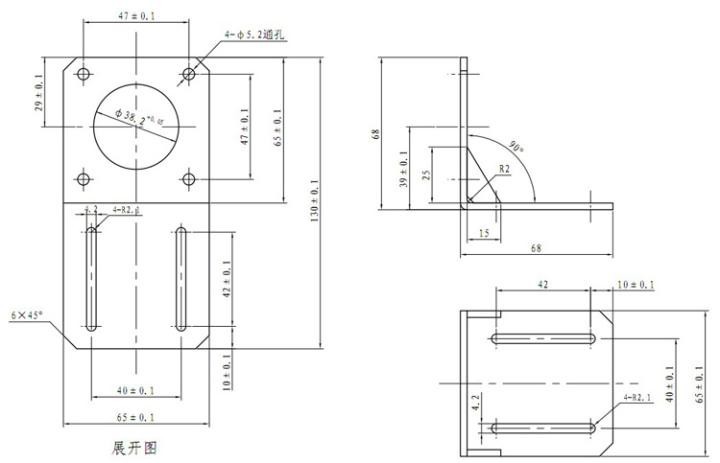 nema23安装支架l型13
