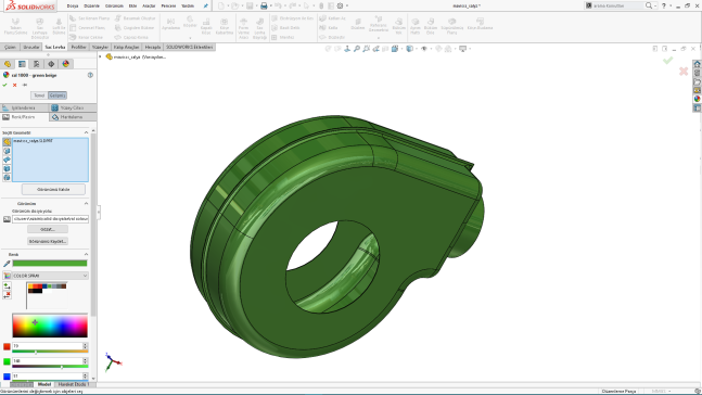 solidworks ral颜色闪耀哑光p2m solidworks颜色sldclr 17