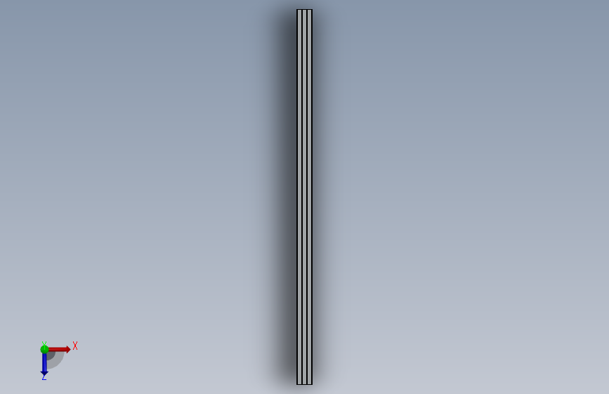 v槽20mm x 20mm线性轨道铝型材13 俯视图