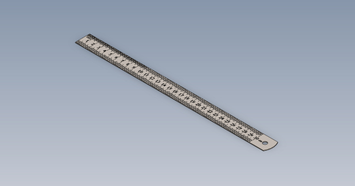 不锈钢尺30cm 1张6