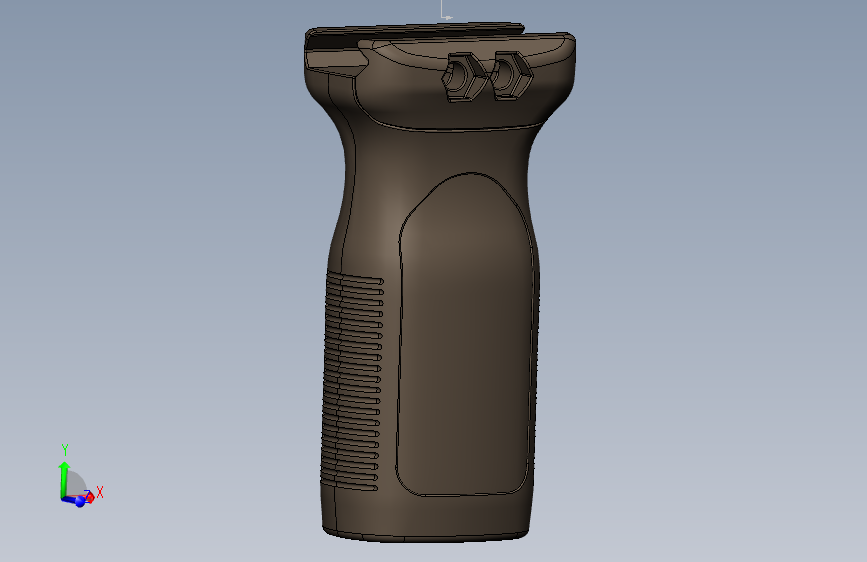 轨道垂直握把，如magpul rvg 12