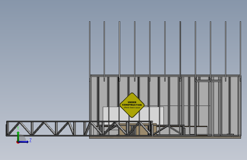 家居建筑项目solidworks 2015 116 左侧视图