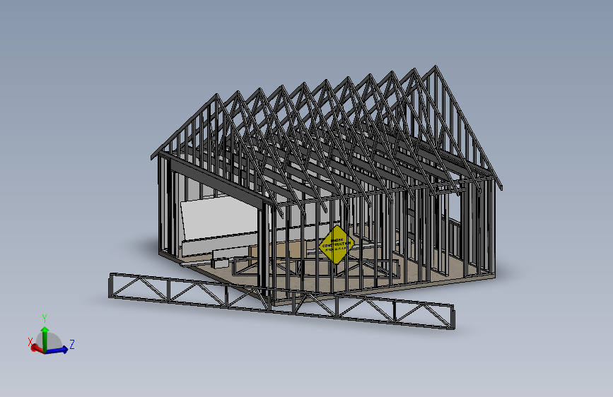 家居建筑项目solidworks 2015 116 主视图