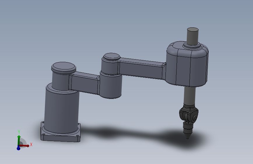 简单scara 3d模型3