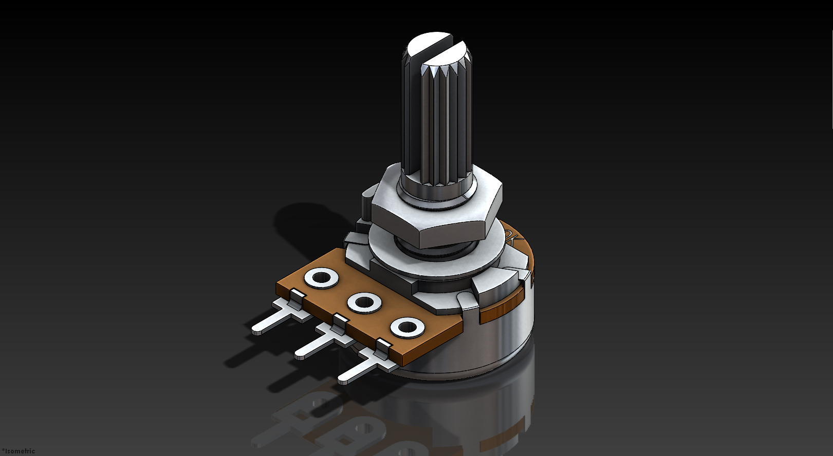 可变电阻电位计12