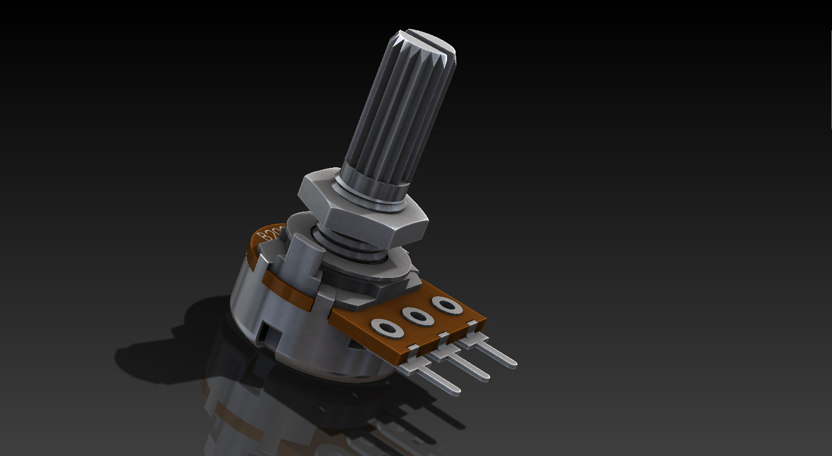 可变电阻电位计12