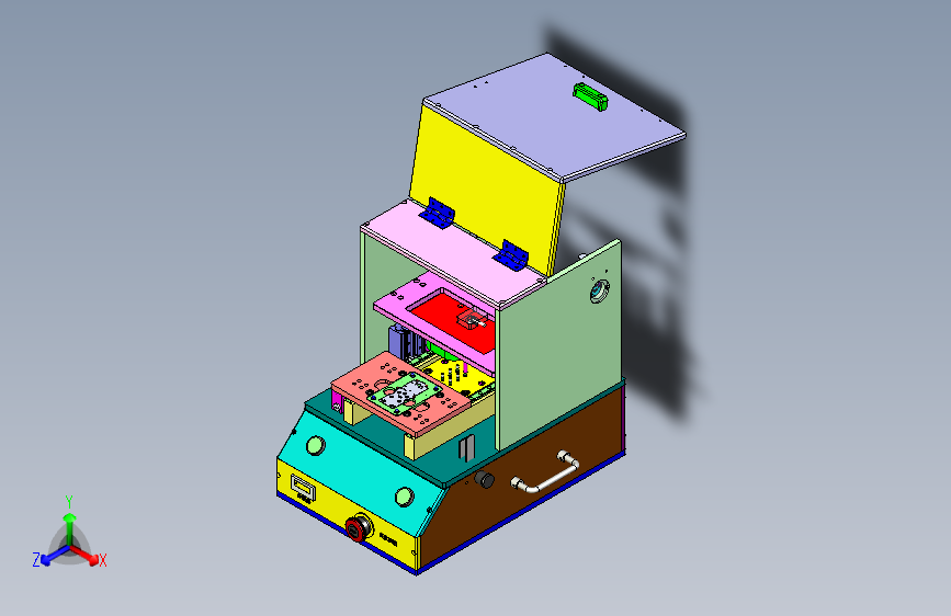 M12 测试治具3D模型