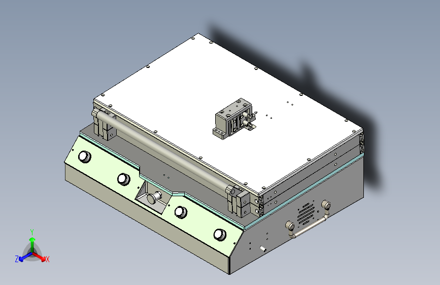 PCB板测试治具3D图模型