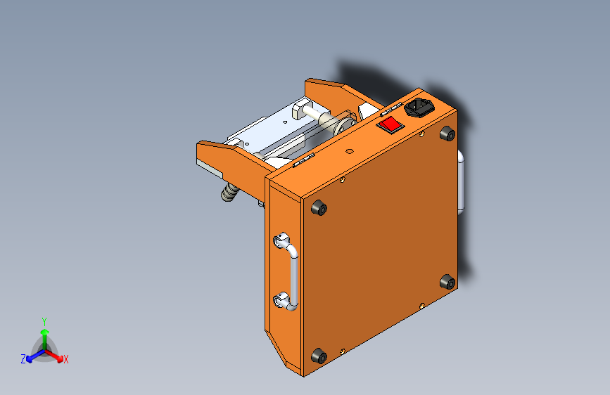 PCB电路板手动测试治具3D图
