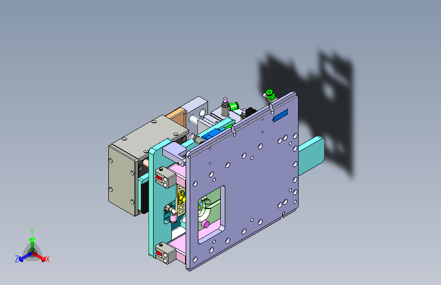 高频探针测试治具3D图纸