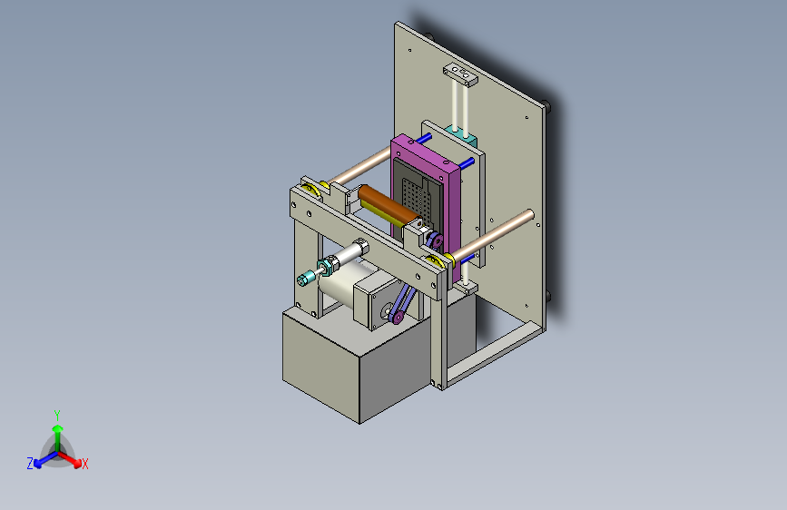 屏幕自动除胶治具3D图纸