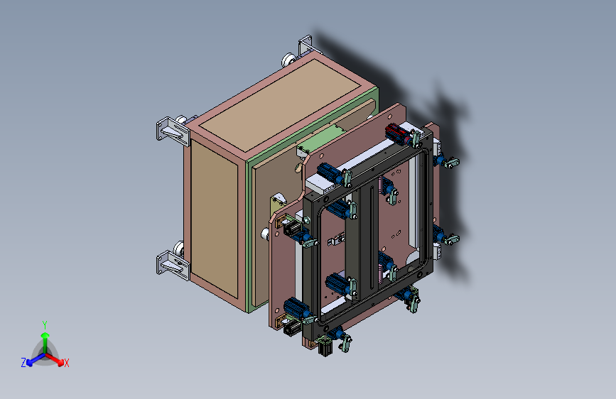 上框架焊接治具3D模型