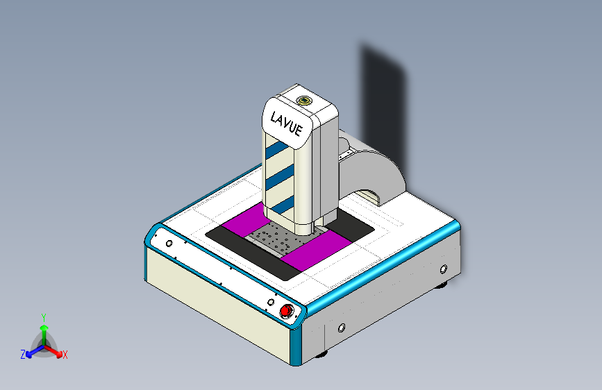 手机外壳高度检测治具3D图纸