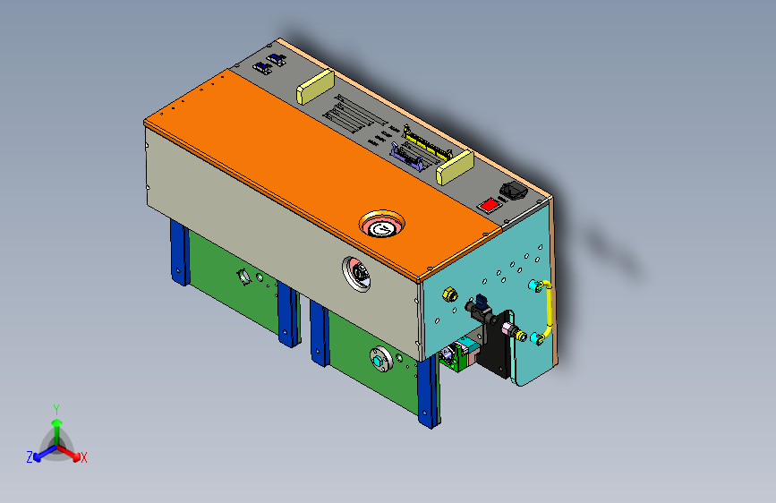 微型针测试治具3D模型