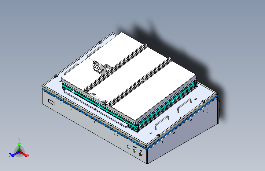 西门子ICT&FCT一体治具3D模型