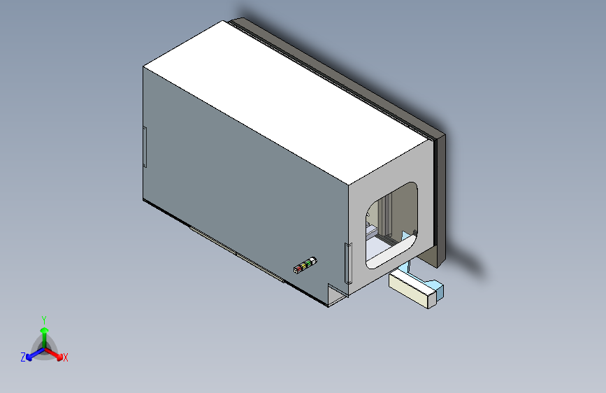 新型车铣复合加工中心3D