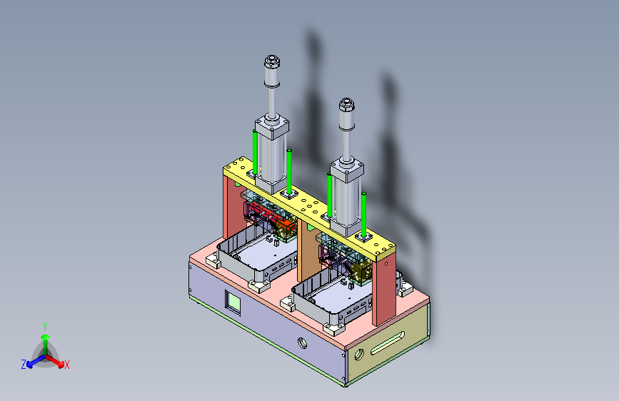 一款胶壳校正治具3D图纸