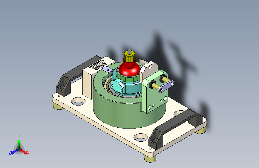 一款角度检测治具3D模型