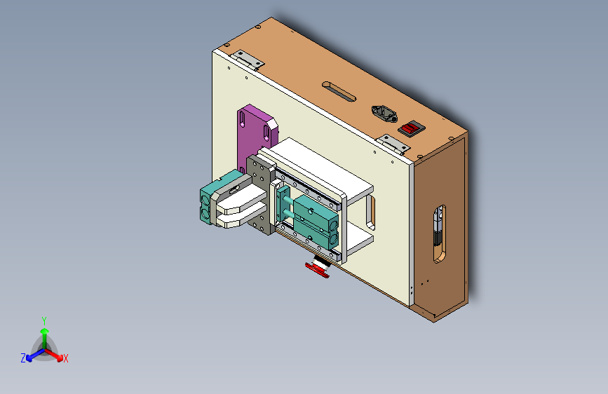 一款热熔治具3D模型