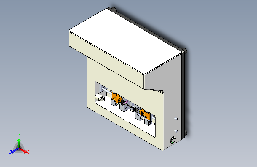 一款线材导通测试治具3D图纸