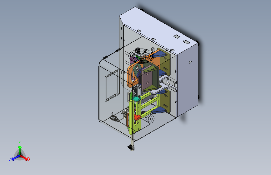一款沾锡机半自动上料3D图纸